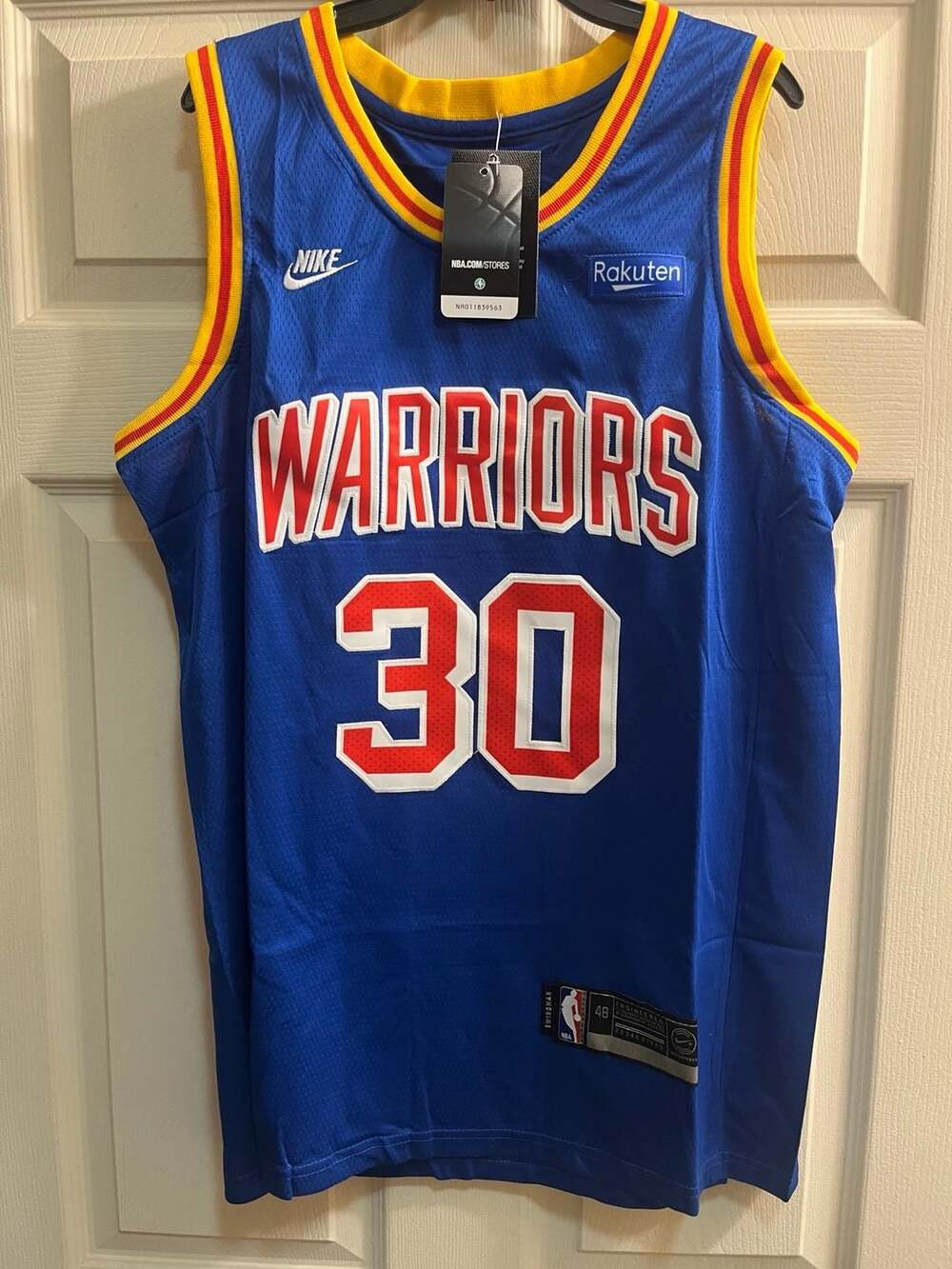 Steph Curry Golden State Warriors Nike Classic Edition Swingman size 48